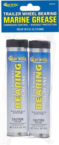 STAR BRITE Grasa para rodamientos de rueda de remolque NLG#2 - Protección avanzada de grado marino contra el óxido, la corrosión y el lavado de agua