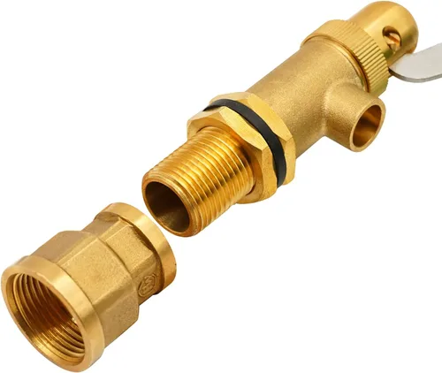 Miniatura 9 de LIUCOGXI Válvula de flotador de latón de 1/2 pulgada Válvula de agua con adaptador Válvula de flotador de estanque con brazo ajustable Válvula