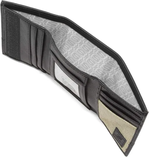 Miniatura 3 de Skechers Cartera de cuero RFID con bolsillo abatible para hombre