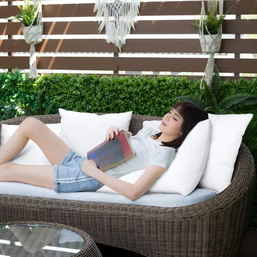 Miniatura 8 de Utopia Bedding - Fundas impermeables para almohadas (sin insertos de almohada) con cremallera europea (paquete de 2, blanco), fundas de almohada