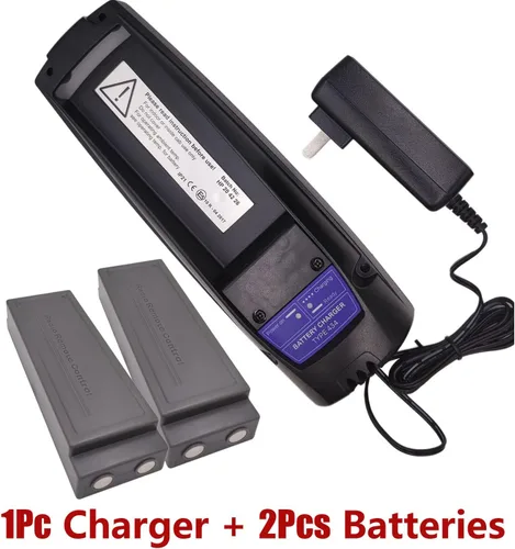 Miniatura 2 de Paquete de 1 cargador de batería de 110 V tipo 434 + (paquete de 2) baterías Scanreco 592 para batería Scanreco EEA4291/434 EEA2512/RC400/590/960