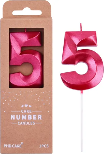 Miniatura 30 de PHD CAKE Velas de cumpleaños de 2 números de 7 cm de oro con diamantes, velas de número dorado, velas de número para pastel, celebración de fiesta