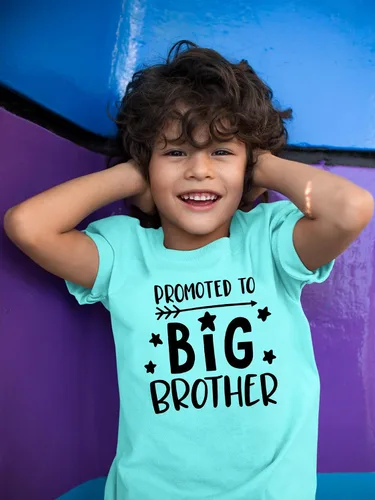 Miniatura 2 de Camisa de revelación de embarazo para hermano mayor, camisas con anuncio de nacimiento para niños