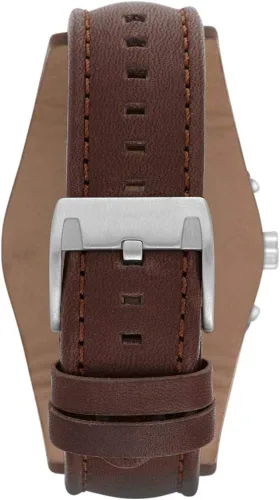 Miniatura 4 de Fossil Coachman - Reloj casual de cuarzo de acero inoxidable y cuero para hombre Casual