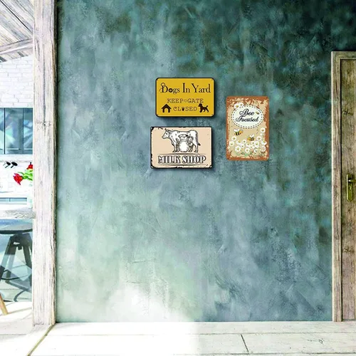 Miniatura 2 de Paraguas No Rain No Flowers Man Cueva Dormitorio Sala Decoración de Pared 12x8 Pulgadas Amigo Regalo de Cumpleaños Retro Estaño Letreros Metal