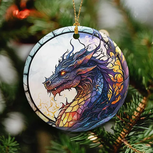 Miniatura 2 de Adorno de Navidad de dragón 2025, adorno de Navidad, adornos de árbol de Navidad, accesorios para colgar, decoración de Navidad, amantes del dragón