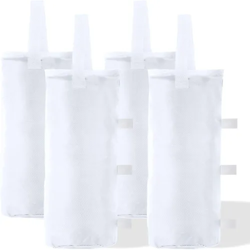 ABCCANOPY - Pesos de anclaje para tienda de campaña, 4 unidades, color blanco