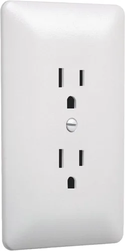 Miniatura 11 de TayMac 5070W MASQUE 2000 - Placa de pared para interruptor de palanca decorativa de tamaño mediano de 1 banda con cubierta de palanca, cubierta