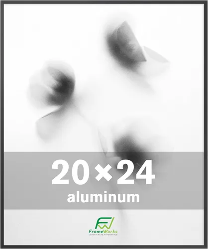 Miniatura 29 de FrameWorks Marcos para póster de aluminio cepillado de 12 x 18 pulgadas, diseño moderno de metal cepillado con plexiglás inastillable, perfecto