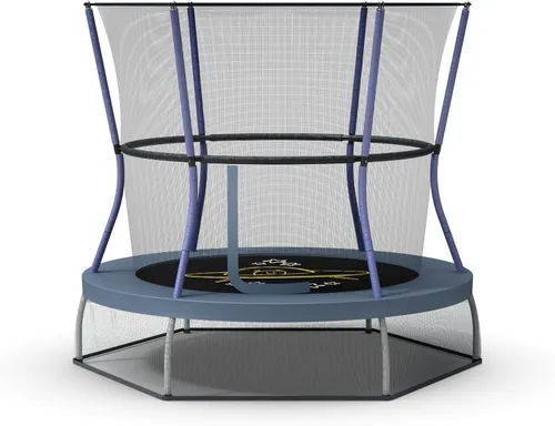Miniatura 8 de Mini Trampolín con red de recinto Rojo
