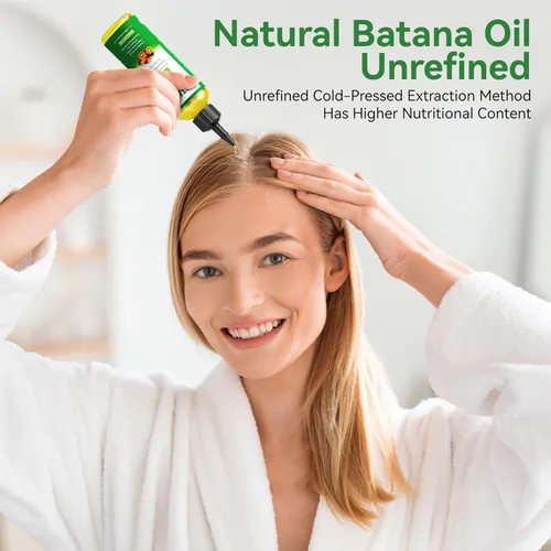 Miniatura 5 de ZIIDII Aceite de batana para el crecimiento del cabello, aceite de batana orgánico sin refinar Dr. Sebi de Honduras, puro y natural, promueve