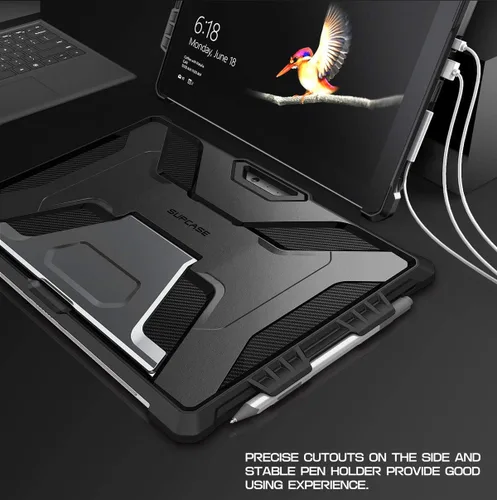 Miniatura 6 de SUPCASE Funda para Microsoft Surface Pro 7/6/5/4/LTE con soporte (Unicorn Beetle Pro), [soporte para bolígrafos] [protección de grado militar] funda