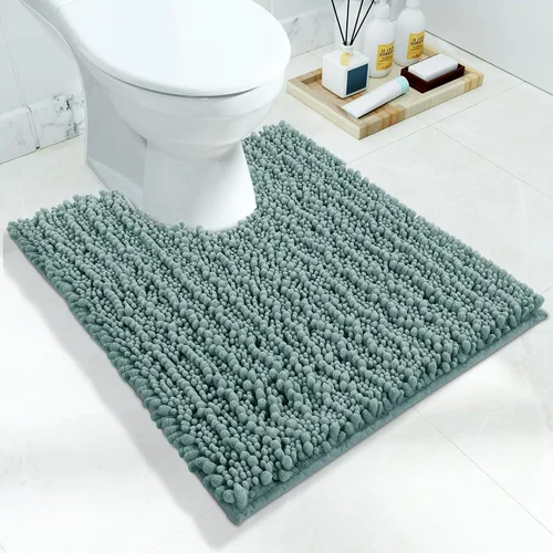 Miniatura 103 de Yimobra Alfombras de Baño Antideslizantes Lavables - Alfombra de Baño de Chenilla Ultra Suave Absorbente, Alfombra Peluda de Secado Rápido para Negro