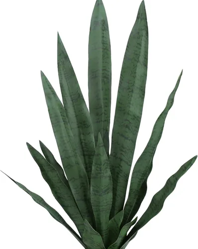 Miniatura 9 de summer flower Juego de 10 plantas de serpiente falsas de 15 pulgadas, pequeñas hojas artificiales de Sansevieria, tallos de plantas de serpiente