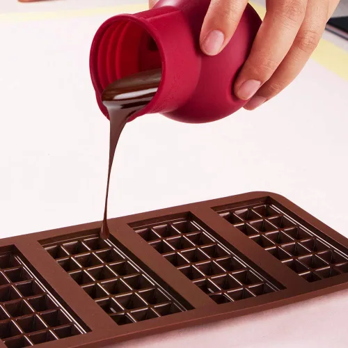 Miniatura 6 de Webake Olla de silicona para derretir y verter chocolate para microondas, calentador de mantequilla de caramelo para molde, salsa de calor, jarabe