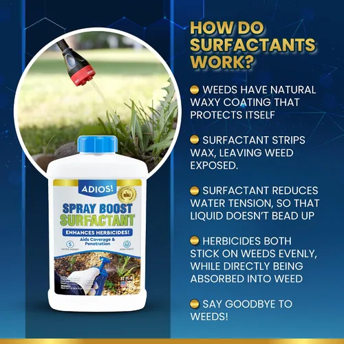Miniatura 5 de Adios! Spray Boost Surfactant para herbicidas – Hace 25 galones para rociar malezas y césped – Ayuda a usar menos producto y mejorar el rendimiento