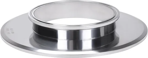 Miniatura 24 de DERNORD Reductor Concéntrico Sanitario Abrazadera Triple Trébol de Acero Inoxidable 304 Tapa de Montaje Sanitaria Reductora