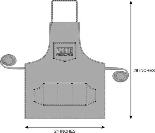 Miniatura 7 de Facón - Delantal profesional de cuero para peluquería y peluquería para peluquería – Multiuso, ajustable con 6 bolsillos – Resistente calidad