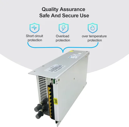 Miniatura 5 de Voltaje de salida ajustable de 1000 W y fuente de alimentación de conmutación de corriente CC Convertidor CV AC 110V-220V a DC 0-24V 40A