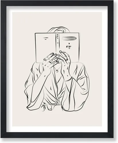 Miniatura 99 de Poster Master Póster de peonías – Estampado de flores retro – Ilustración floral – Ilustración en blanco y negro – Diseño de línea y abstracto