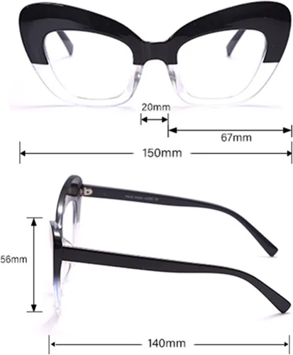 Miniatura 4 de Paquete de 3 lentes de lectura con bloqueo de luz azul, lentes de lectura con marco de ojo de gato para mujer