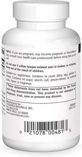 Miniatura 2 de Source Naturals Vitamina E, 400 iu Antioxidante soluble en grasa - 50 Tabletas