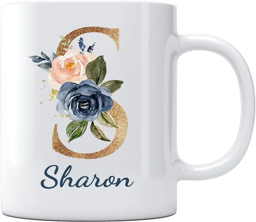 Gifts ideas Taza de café para el Día de la Madre con nombre Sharon, regalos para mamá, hermanas, mujeres, mudanzas, graduación, universidad, regalos