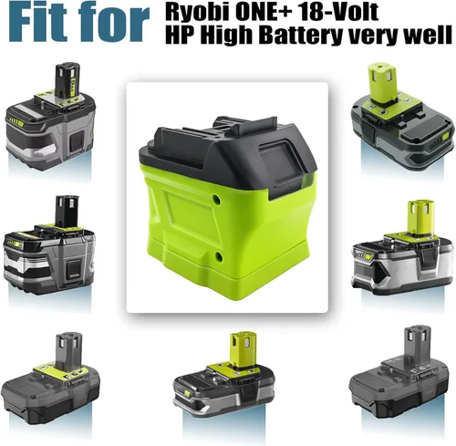 Miniatura 5 de ZDTZ Adaptador de batería para Ryobi 18V a para Makita BL18 Batería, para Ryobi 18V Batería P107 P108 Convertir para Makita 18 V Herramientas
