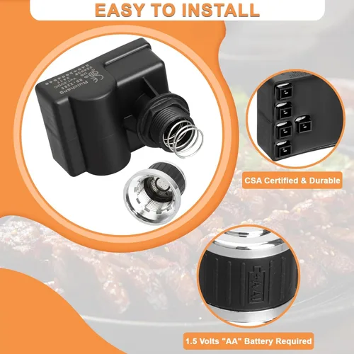 Miniatura 5 de Encendedor de pulso de 5 salidas para piezas de repuesto Nexgrill, Encendedor Nexgrill DHL-128-5Q Piezas de parrilla Nexgrill 720-0830X 720-0830H