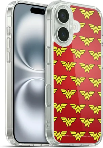 Miniatura 112 de Head Case Designs Funda de gel suave con licencia oficial de Wonder Woman DC Comics Classic Logos compatible con Apple iPhone 7 Plus/iPhone 8 Plus