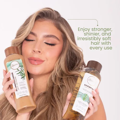 Miniatura 4 de ANYELUZ Kit Duo Champú Romero + Mini Tamaño de Viaje, con Extracto de Cebolla, Ácido Hialurónico y Romero