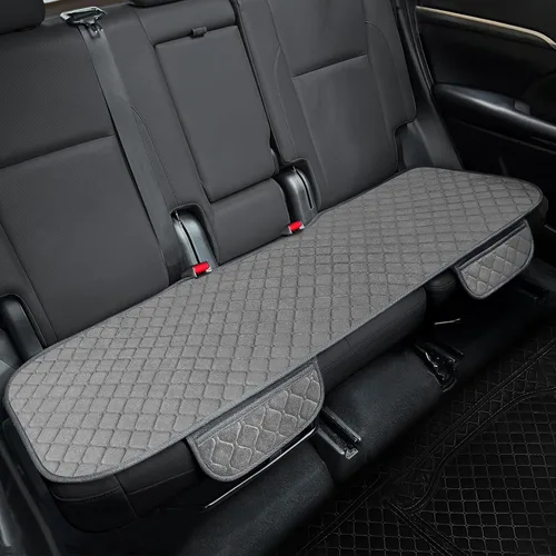 Miniatura 28 de surpassme - Fundas de asiento delantero y trasero de automóvil, universales, accesorios de automóvil, fundas con bolsillos de almacenamiento
