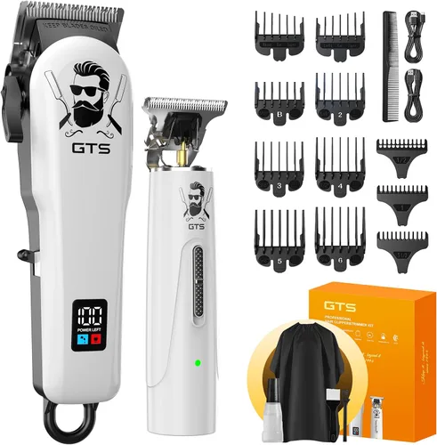 GTSPro Cortapelos para Hombres, Juego de Cortapelos y Recortadoras, Cortapelos de Barbero, Recortadora de Cabello Eléctrica con Caja, Regalos para