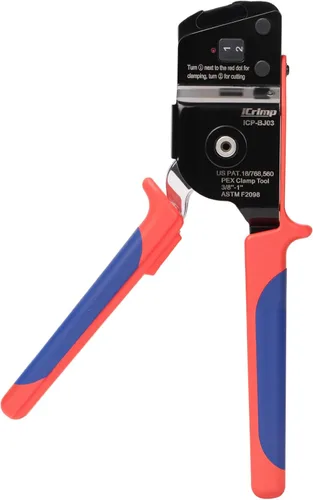 Miniatura 12 de iCrimp Kit de Herramienta de Pinza para Tubería PEX de Una Mano, Herramienta de Crimpado PEX con Función de Remoción para Anillos de Abrazadera