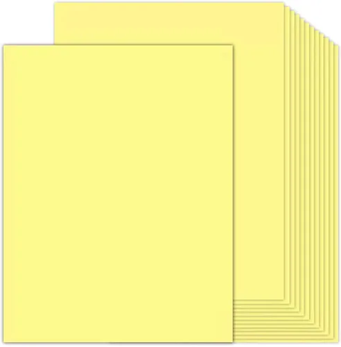 Miniatura 19 de 100 hojas de cartulina negra de 8.5 x 11 pulgadas, papel de impresora Goefun de 80 libras para Halloween, invitaciones, álbumes de recortes, Negro