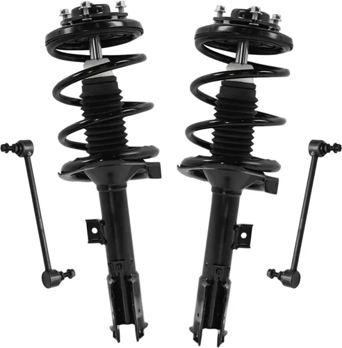 Miniatura 97 de Detroit Axle - Kit de puntales delanteros 2WD para Ford F-150 2005-2008 Lincoln Mark LT 2005-2008, 2 puntales con muelle helicoidal, 2 enlaces