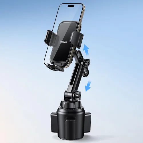 Miniatura 8 de Lamicall Soportes de teléfono para tu coche – [Compatible con fundas gruesas] Soporte universal ajustable para teléfono celular para camión, carrito
