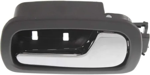 Miniatura 3 de Para Chevy Cobalt 2005-2010 Manija de puerta interior Trasero lado del pasajero Bisel negro con palanca cromada Trim:All Submodels