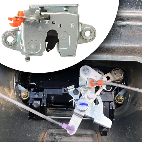 Miniatura 3 de Cerradura de pestillo de puerta trasera compatible con Toyota Tundra (2000-2006) Actuador de pestillo de bloqueo TTailgate izquierdo y derecho