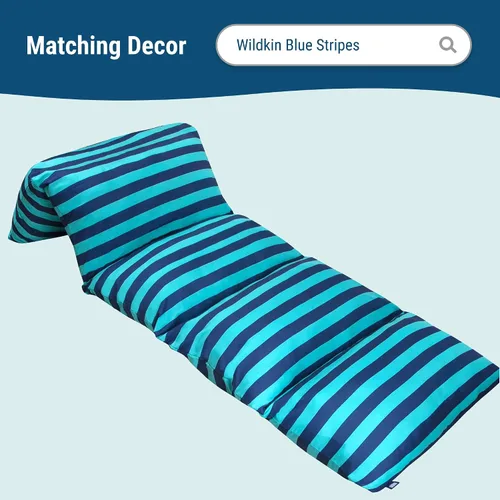 Miniatura 6 de Wildkin Manta de felpa para bebé, comodidad suave y acogedora, ideal para niños pequeños, viajes y guardería, rayas azules