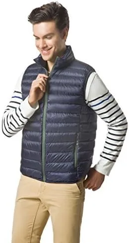 Miniatura 4 de XPOSURZONE Chaleco inflado, para exteriores, ligero, con cierre, fácil de doblar y guardar, para hombre.