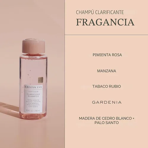 Miniatura 7 de Kristin Ess Champú Clarificante de Limpieza Profunda para Cabello Graso y Acumulación Tratamiento Purificante y Limpiador para Cabello Graso - Sin