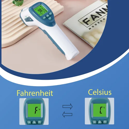 Miniatura 7 de Elate Termómetro de frente Termómetro digital infrarrojo sin contacto para adultos, niños y bebés con alarma de fiebre Grado médico