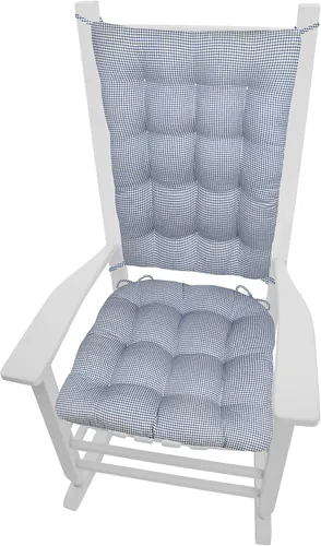 Miniatura 26 de Barnett Home Decor Cojines de silla mecedora de algodón Duck Tan – Tamaño extragrande Jumbo – Almohadilla de asiento de espuma de látex de 19 x 19