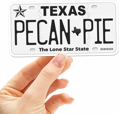 Miniatura 14 de Calcomanía para placa de matrícula de Texas, elige entre más de 50 ciudades de TX, calcomanía para parachoques de Texas para automóvil, calcomanías