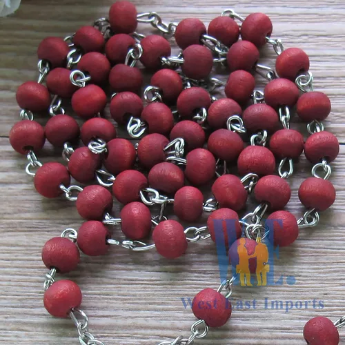 Miniatura 6 de Divino Nino Divino Niño Jesús Perfumado Rosario (12 PCS) Recuerdos de presentacion de 3 años Bautismo Party Favor Baby Jesus (rojo)