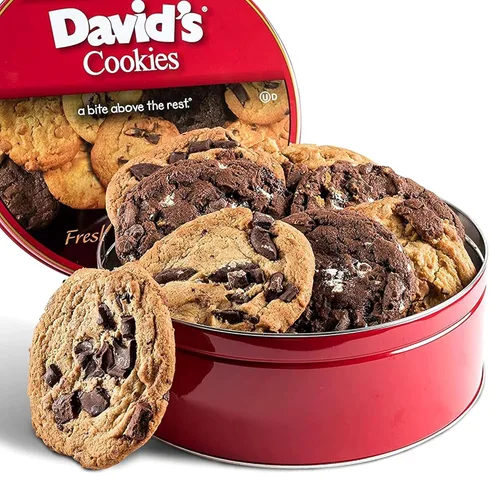 Miniatura 13 de Galletas decadentes y crocantes de mantequilla de cacahuate, 2 libras. Lata.