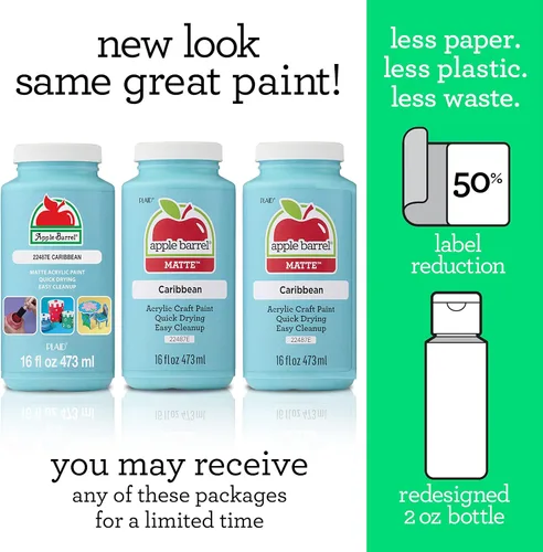 Miniatura 2 de Apple Barrel - Pintura acrílica, 16 onzas, color nuez moscada Nuez moscada marrón
