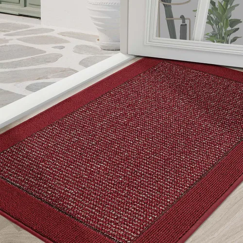 Miniatura 21 de BEQHAUSE Tapete para puerta interior de 20 x 32 pulgadas, tapete antideslizante para entrada, lavable, resistente a la suciedad, tapete