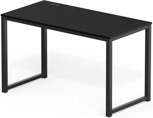 Miniatura 7 de SHW Escritorio para computadora de oficina de grado comercial de 48 pulgadas, color negro Grado comercial
